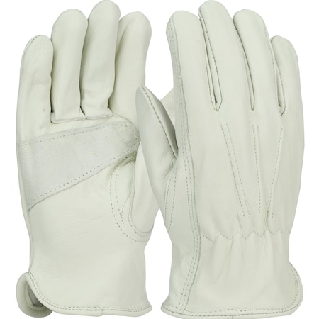 Pip Premium Grade Top Grain Cowhide Leather Drivers Glove w/Reinforced Palm Patch, Keystone Thumb, 12PK 984K/M