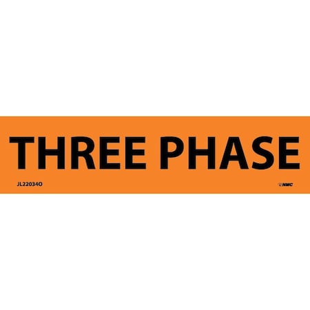 Nmc Three Phase Electrical Marker, Pk25 JL22034O