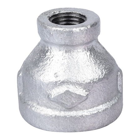 Prosource Exclusively Orgill Reducing Pipe Coupling, 34 x 14 in, Threaded, Malleable Steel, SCH 40 Schedule 24-3/4X1/4G