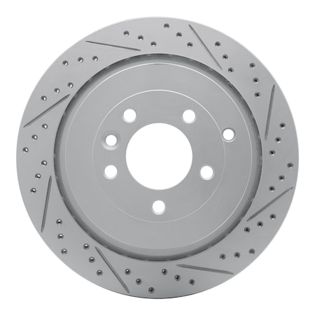 Dynamic Friction Co DFC Geoperformance Rotor - Drilled and Slotted 830-11010R