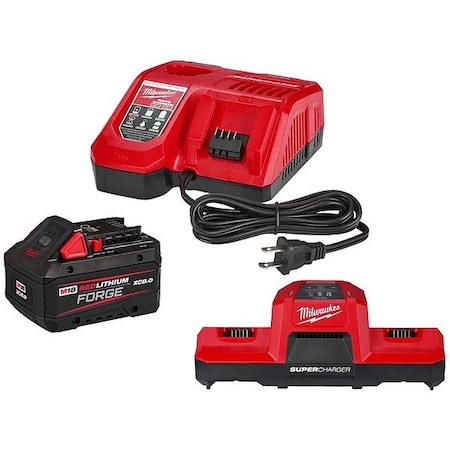 Milwaukee Tool M18 FORGE XC8 Starter Kit+Super Charger 48-59-1881, 48-59-1815