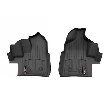 Weathertech Black, Front FloorLiner for Vinyl Floors 4419041V