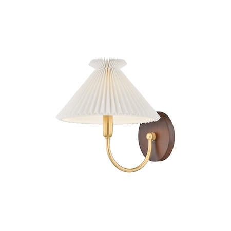 Mitzi Reva 27.5in wide 3 Light Semi Flush in Aged Brass H1064603-AGB