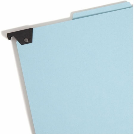 Smead 25 Tab Cut Letter Recycled Hanging Folder, Blue SMD65105