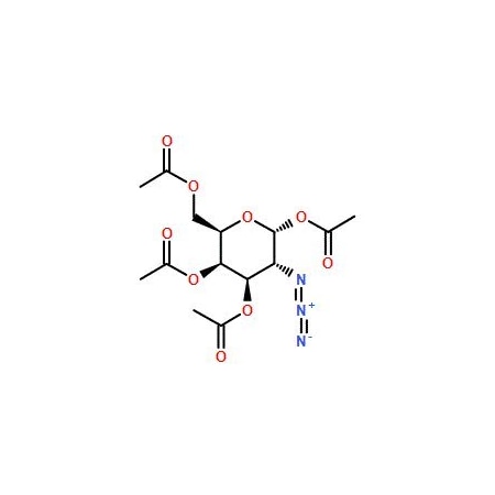 Ak Scientific 2-Azido-2-deoxy-1, 3, 4, 6-tetra-O-acetyl-alpha-D-galactopyranose (100mg), CAS 67817-30-5 W0121-100mg