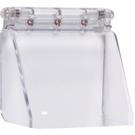 Safety Technology International Keypad Cover, Polycarbonate, Flush Mount, 3 7/8 in W x 3 in H x 2 3/4 in D, Clear STI-6514