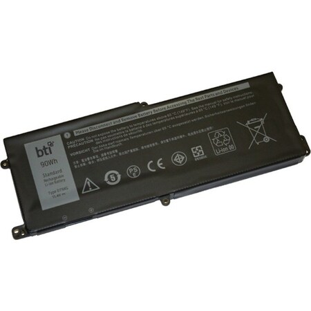 Battery Technology BTI Battery - For Notebook - Battery Rechargeable - 7894 mAh - 11.4 V DC DT9XG-BTI