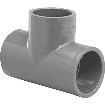 Charlotte Pipe And Foundry PVC 084001400HA 1 IN N SLIP TEE SCH80 PVC S X PVC 08400 1400HA
