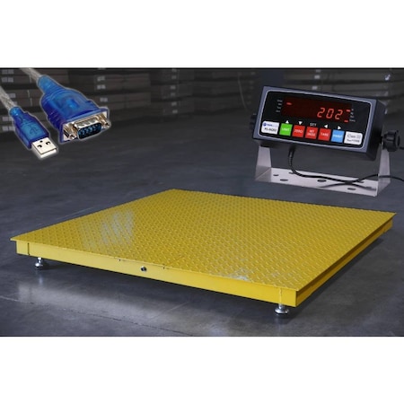 Prime Systems New 4' x 4' Pallet Scale 48x48 Industrial Floor Scale 5000 lbs PS-FS48x48-5k