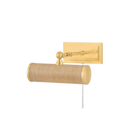 Mitzi Candice 8in wide 1 Light Wall Sconce in Aged Brass H1082101-AGB