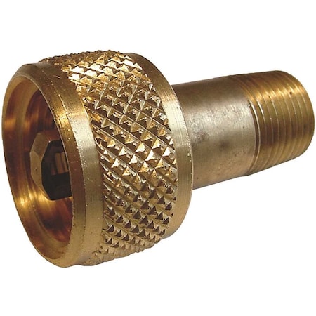 Mec Acme Vapor Coupling, Brass, 1-1/4 in. F.Acme x 1/2 in. MNPT ME141