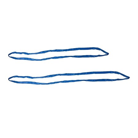Mytee Products 2PK 6ft Blue Polyester Endless Round Sling for Wrecker Recovery, Lifting & Towing, 2PK RSL-6-21200x2