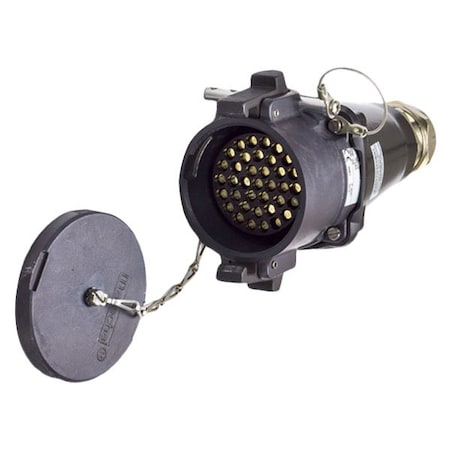 Meltric DXN37c CONNECTOR METAL BLACK SIZE 3 IP 66/67 36P+G 10 A 230 VAC 50/60 Hz M40 .630-1.050" 36-C3003