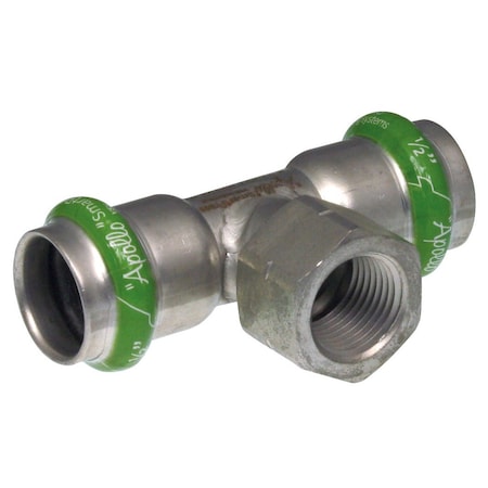 Apollo Tee, SS, Press-fit1", FNPT1", Press-fit1" 123456995