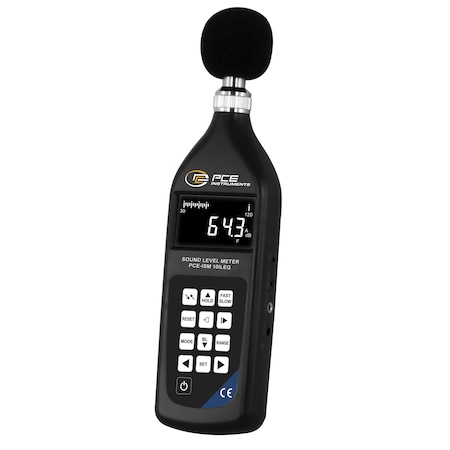 Pce Instruments Impulse integrating sound meter, 20-130 dB with Leq, MAX and AC output PCE-ISM 10ILEQ