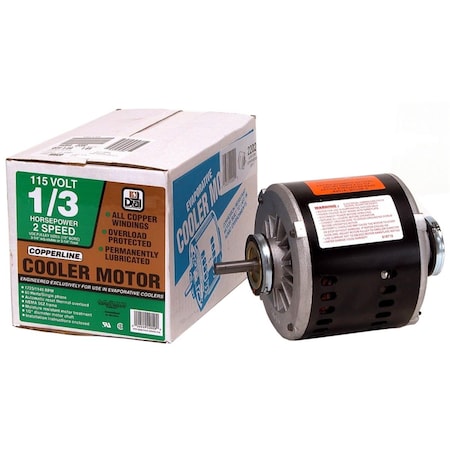 Dial Mfg .33 HP 2 Speed Evaporative Cooler Motor DI310108