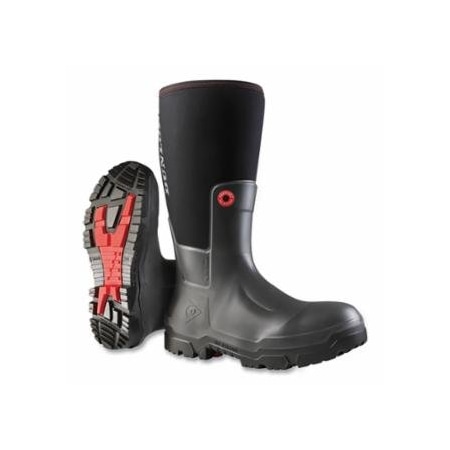 Dunlop Protective Footwear Snugboot Pioneer Multi-Purpose Boots, Size 7, 16 in, PUROFORT/PUROTEX, Black 868-OD60A93.07