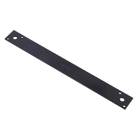 Homepage 14 x 1.5 x 0.125 in. Steel Strap Brace, Black HO2742865