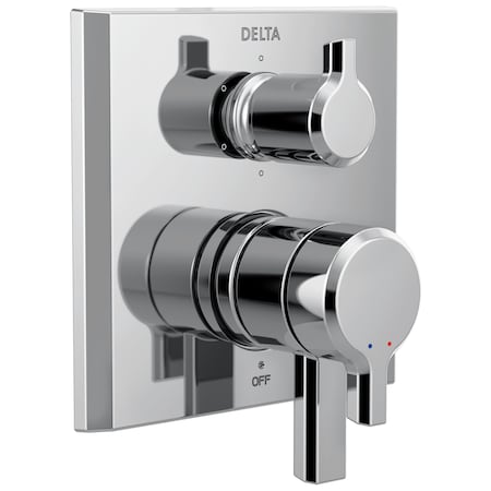Delta Pivotal: 2-Handle Monitor 17 Series Valve Trim With 6-Setting Diverter T27999-PR