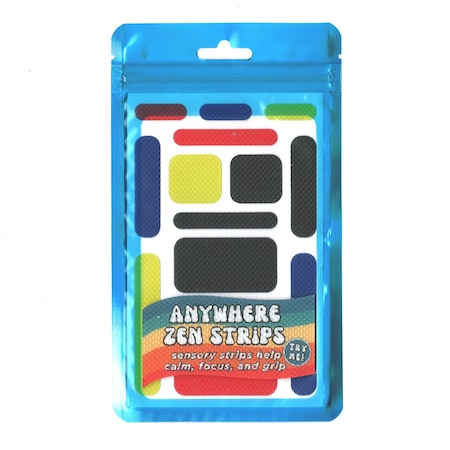 The Pencil Grip Zen Strips, Anywhere Zen, Bumpy Primary, 13-Piece Set, 6PK TPG-88006