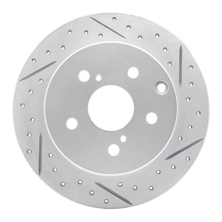 Dynamic Friction Co DFC Geoperformance Rotor - Drilled and Slotted 830-76134R