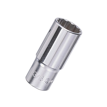 Genius Tools 3/8in Dr. 25/32in Deep Hand Socket 12-Point 376325