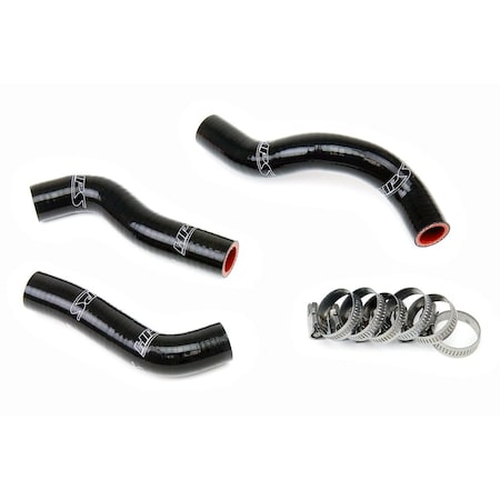 Hps Performance High Temp Reinforced Silicone Radiator Coolant Hose Kit, Black,  57-1249-BLK