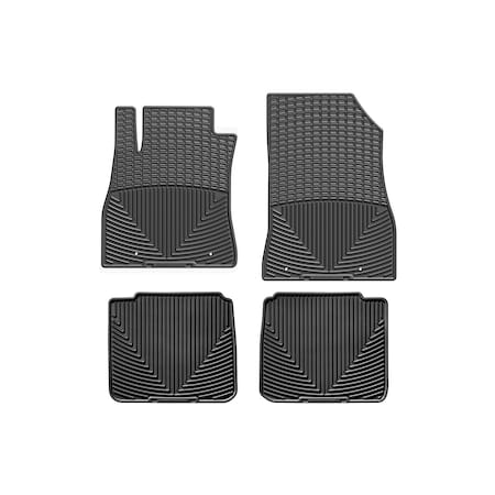 Weathertech Black, Front and Rear All Weather Floor Mats WTNB329085