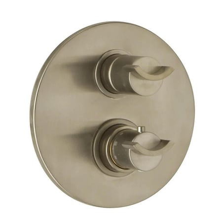La Toscana Morgana Thermostatic Shower Valve With Diverter And Volume Control, Nickel Finish 73PW690