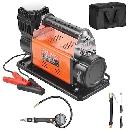 Vevor 12V Heavy Duty Portable Air Compressor Car Tire Inflator 7.06CFM 150PSI YD-127-B
