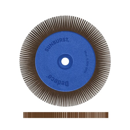 Dedeco SUNBURST 6'' X 1/2'' TS BROWN 36 GRIT (A/O) 2441