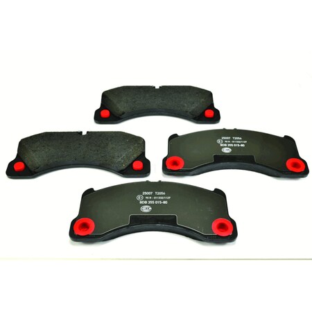 Hella Brake pad set prepared for wear warning indicator T2056 for PORSCHE / VOLKSWAGEN 355015801