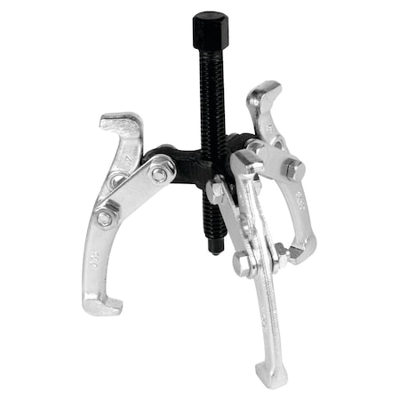 Performance Tool 4 in. 3-Jaw Gear Puller, Heat Treated, Drop Forged, Zinc Plated W136P