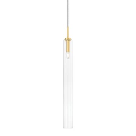 Mitzi Nyah 1 Light Pendant 16 In. Aged Brass H701701L-AGB