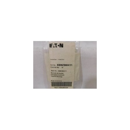 Eaton Contact Accessories Marker Tag 10BOX 11-20, 10PK XBMZB6H/11