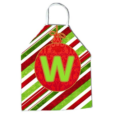 Carolines Treasures Christmas Oranment Holiday Initial Letter W Apron CJ1039-WAPRON