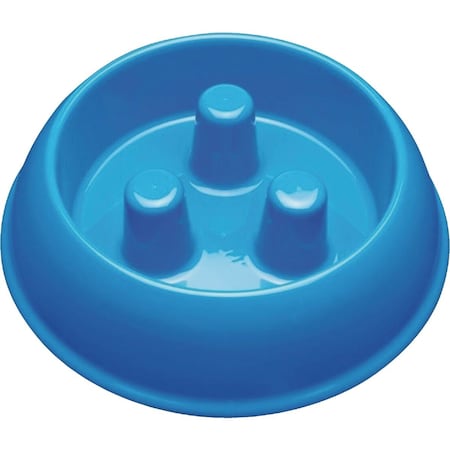 Boss Pet Pro Select 40 Oz. Blue Plastic Slow Feeder Bowl ZX7082 15