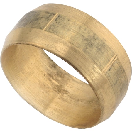 Anderson Metals 1/8'' Low Lead Brass Compression Sleeve, 5PK 730060-02