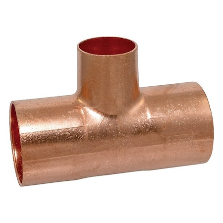 Nibco 1-1/2" x 1-1/2" x 1-1/4" NOM C Copper Reducing Tee 611R 11/2X11/2X11/4