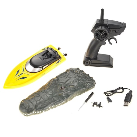 Strategy Agon 2 in 1 Radio Remote Controlled Crocodile Speedboat ST2200685