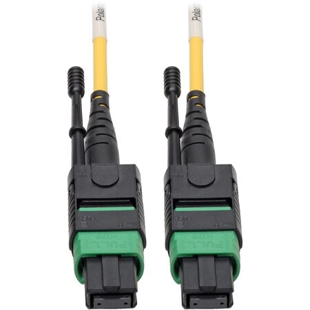 Eaton Tripp Lite Series MTP/MPO APC Singlemode Patch Cable F/F, 12 Fiber, 40/100 GbE, QSFP+ N390-07M-12-AP
