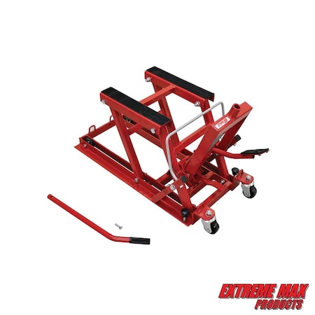 Extreme Max 5001.5038 Hydraulic Motorcycle / ATV Jack, 1700 lb. Capacity 5001.5038