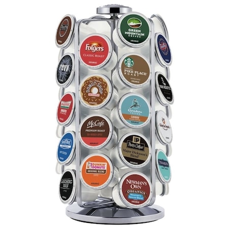 Keurig KEURIG K-Cup 121609 Pod Carousel, Metal Shelf, Silver 121609