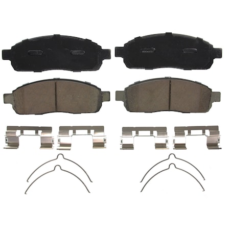 Wagner Brake QuickStop Front Disc Brake Pad Set Ceramic, ZD1083