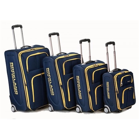 Fox Luggage Varsity 4PC ROCKLAND POLO EQUIPMENT SET- F120-Navy