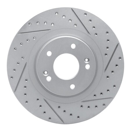 Dynamic Friction Co DFC Geoperformance Rotor - Drilled and Slotted 830-21030R