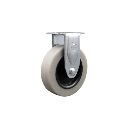 Service Caster 3 Inch Thermoplastic Rubber Wheel Top Plate Rigid Caster SCC-05R310-TPRS