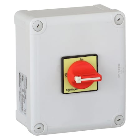 Square D Disconnect Switch, 3P, Three Phase, NEMA 12, Indoor, Rotary Handle, PBT VC3GUN