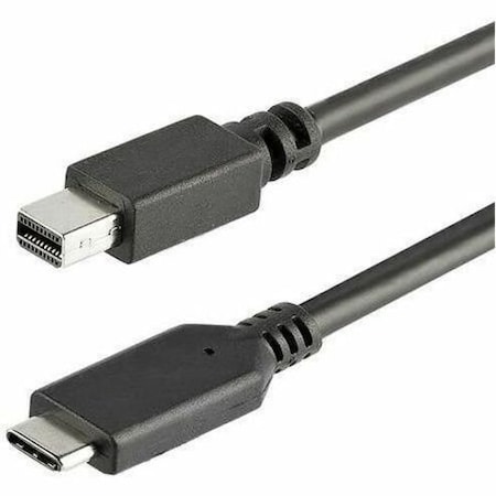 Startech.Com 1m / 3 ft USB-C to Mini DisplayPort Cable - USB C to mDP Cable - 4K 60Hz - Black CDP2MDPMM1MB