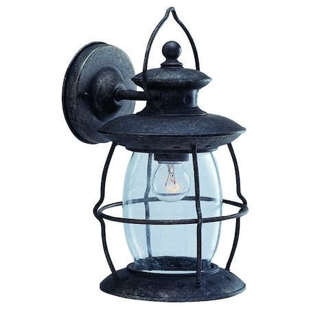 Boston Harbor BRT-CDC1691-3L Outdoor Wall Lantern, 120 V, 60 W, Steel Fixture, Misty Pewter Fixture BRT-CDC16913L